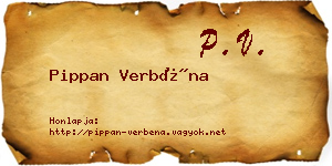 Pippan Verbéna névjegykártya